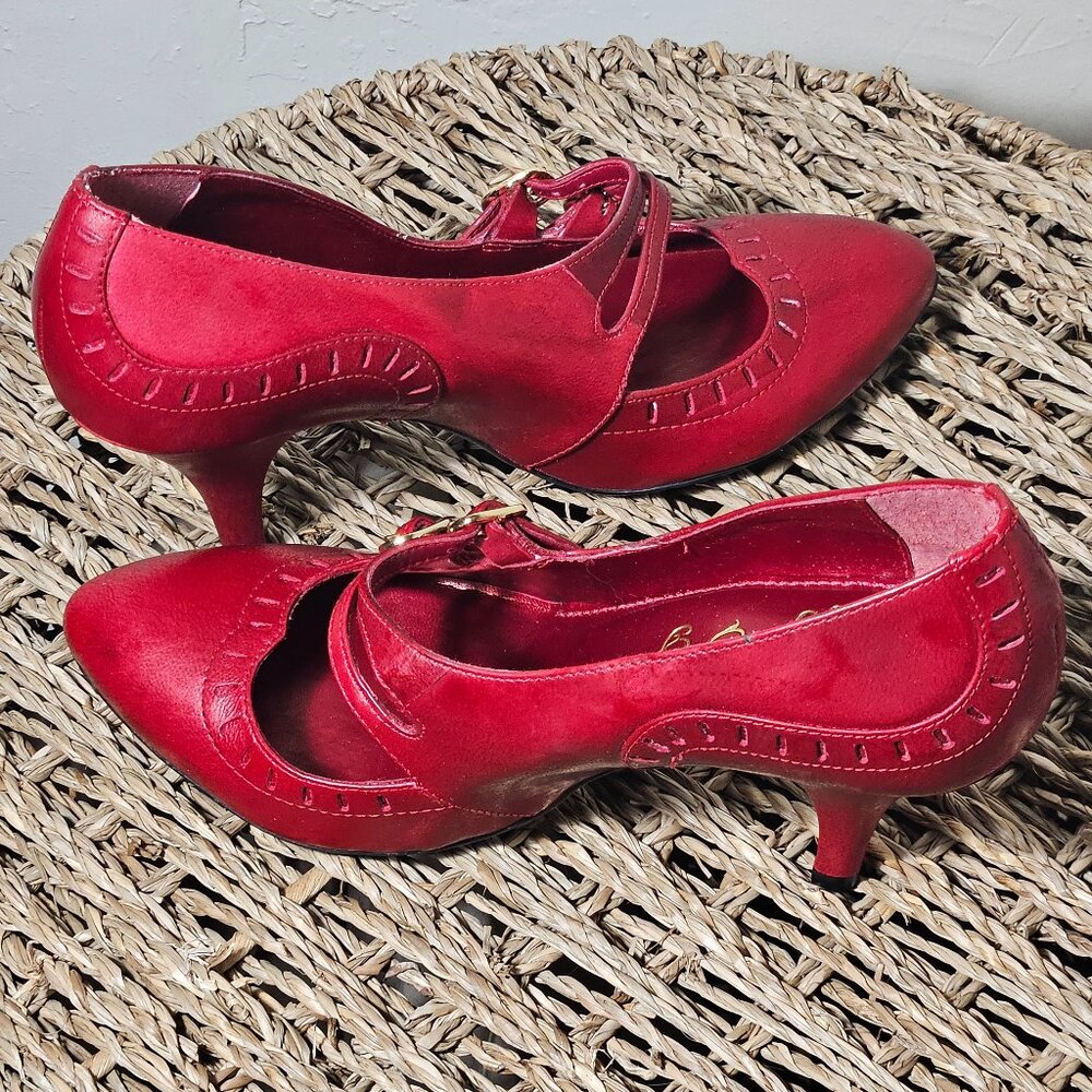 VALENTINE'S SPECIAL PRICE!  *Now 25% OFF* BRONX Red Heels, Women's EU 38/US 8